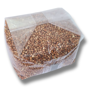 Image of a premium red milo sorghum grain bag, showcasing the robust and durable Unicorn bag material.